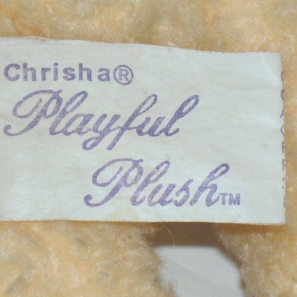 1997 CHRISHA PLAYFUL EASTER RABBIT JOINTED PLUSH - Picture 5 of 6